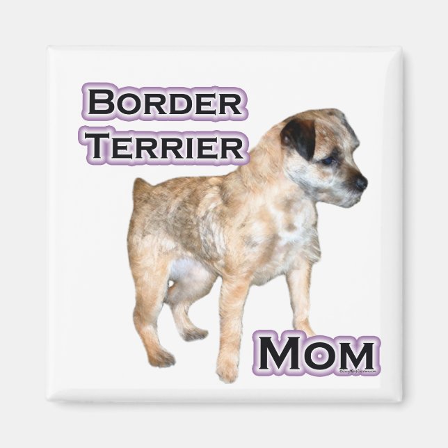 Gräns Terrier Mamma 4 - Magnet (Framsidan)
