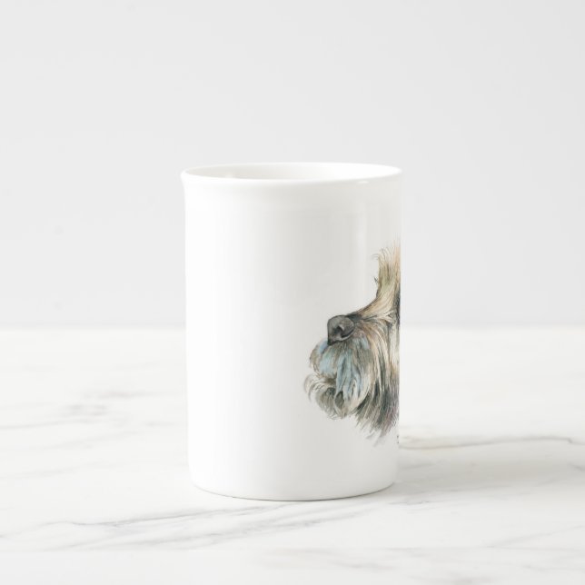 Gräns Terrier Mugg - "Biscuit......" Benporslin Mugg (Framsidan)