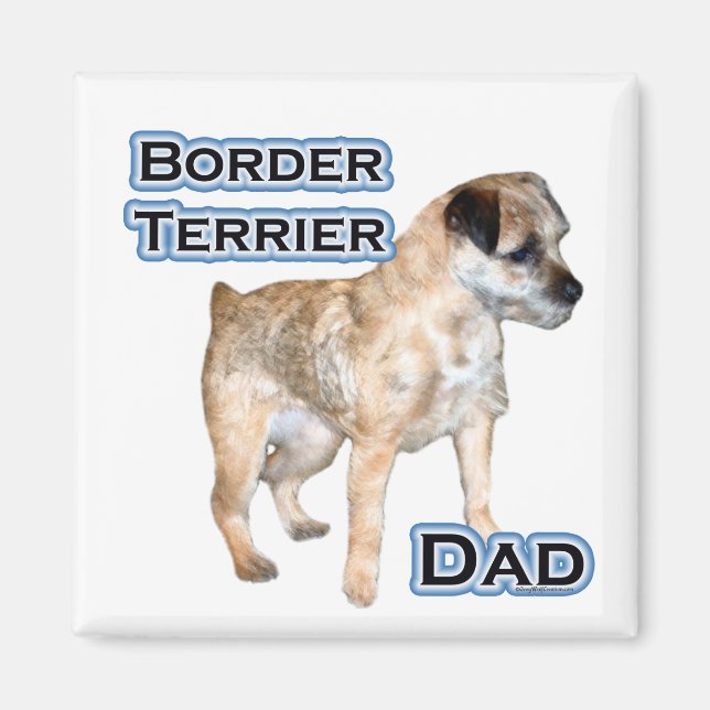 Gräns Terrier Pappa 4 - Magnet (Framsidan)