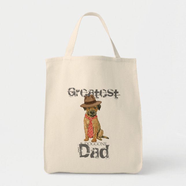 Gräns Terrier Pappa Tygkasse (Framsidan)