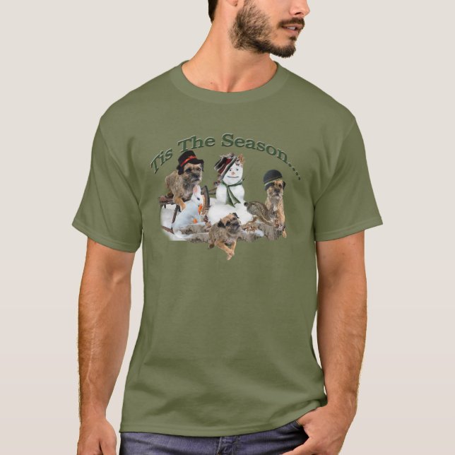 Gräns Terrier Tis säsong Tee Shirt (Framsida)