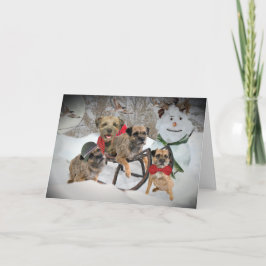 Gräns Terrier Tis Season Helgkort