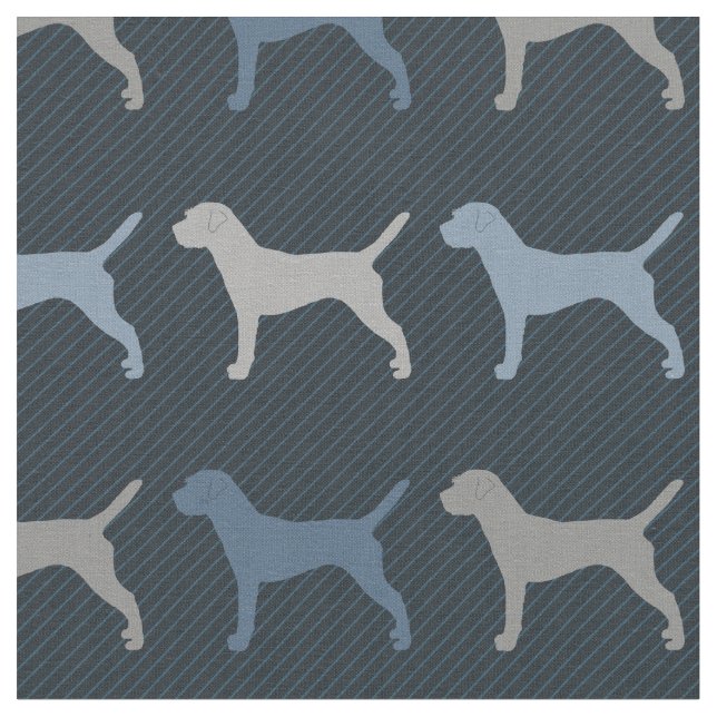Gräns Terrier Tyg (Närbild)