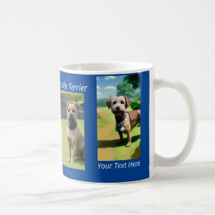 Gräns Terriers 4 Söta bilder personlig Kaffe Kaffemugg