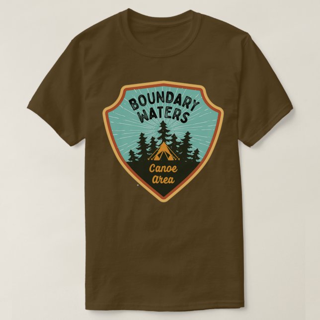 Gräns Vatten Canoe Area Wilderness III T Shirt (Design framsida)