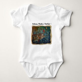 Gränsade MUSKY Bucktl T-shirt