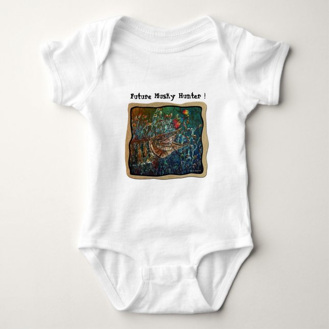 Gränsade MUSKY Bucktl T-shirt (Framsida)