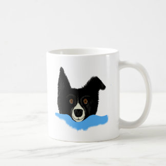 GränsCollieansikte Kaffemugg