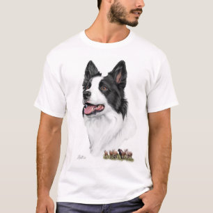 GränsColliehuvud med fårskjortan T Shirt