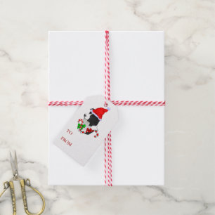 GränsColliejul Presentetikett