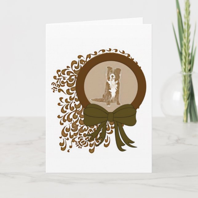 GränsColliejulkort Helgkort (Framsida)