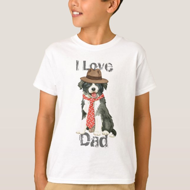 GränsColliepappa T Shirt (Framsida)