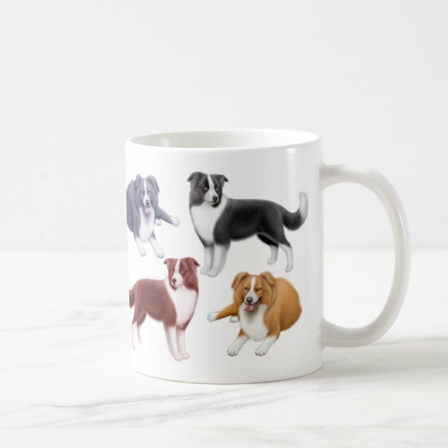 GränsColliesmugg Kaffemugg (Höger)