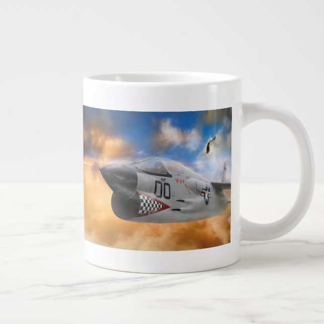 GRÄNSER FÖR JET VILD HIMLAR JUMBO MUGG (Höger)