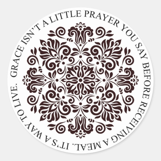 Gränshållare Runt Klistermärke (Framsida)