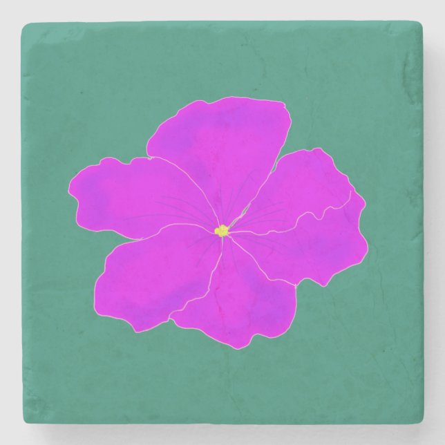 Gränsig Lila Stenunderlägg (Framsidan)