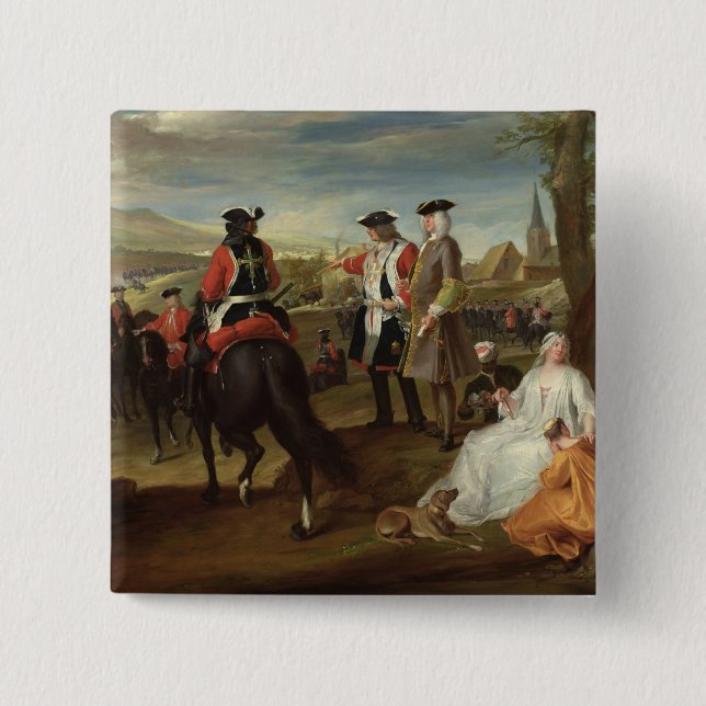 Granska av de svart musketeersna knapp (Framsida)