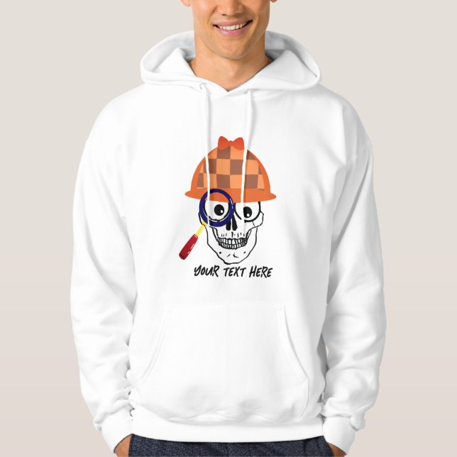 GRANSKARE SKALLE HOODIE (Framsida)