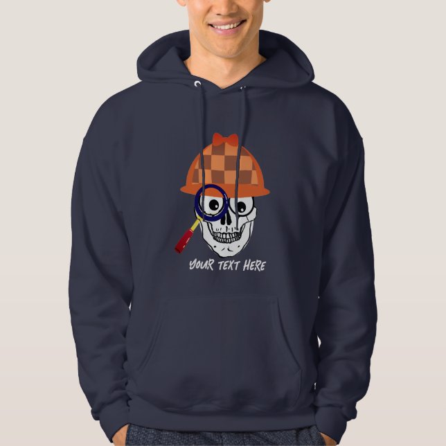 GRANSKARE SKALLE HOODIE (Framsida)