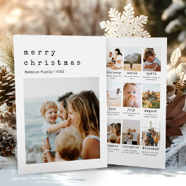 Granskningsfoto för minimalistisk skrivmaskin unde julkort