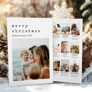 Granskningsfoto för minimalistisk skrivmaskin unde julkort