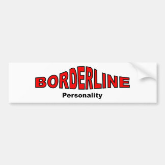 Gränslinjepersonlighetsoordning Bildekal