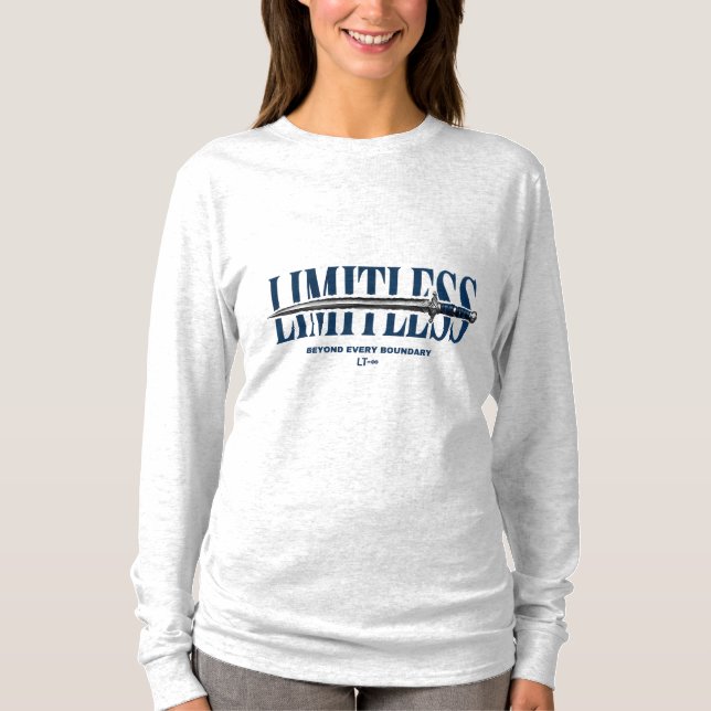 Gränslös Svärd Långärmad T-Shirt (Framsida)