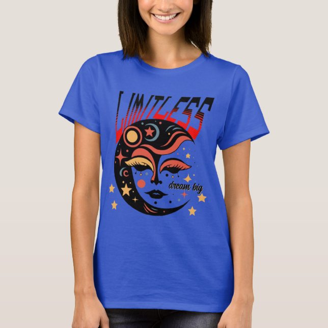 gränslös T-Shirt - Motiverad citattecken (Framsida)