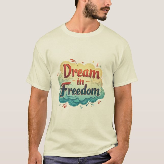 Gränslösa vågrätt t shirt (Framsida)