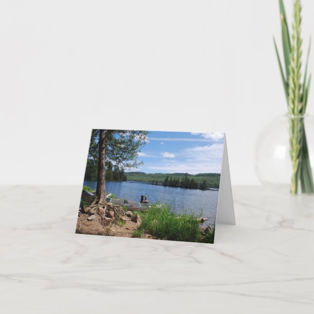 Gränsområdet Vatten Canoe Kort (Framsida)