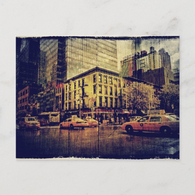 gränsöverskridande trafik vykort (Framsida)