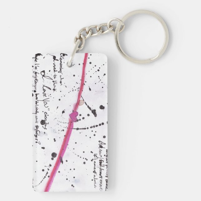 Gränspunkt-nyckelkedja (Baksidan)