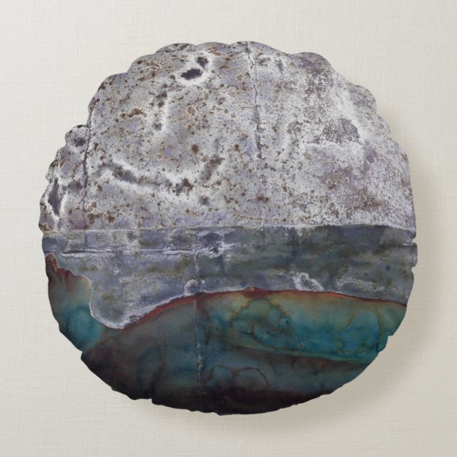 Gränsstrand 2 rund kudde (Framsidan)