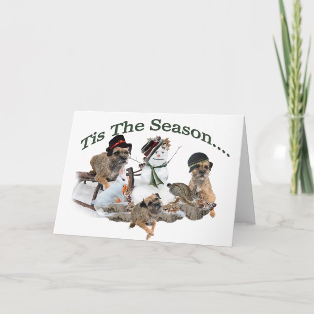 GränsTerrier Tis säsongen Helgkort (Framsida)