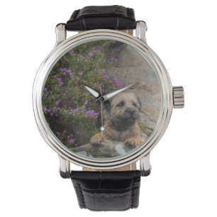 Gränsterrierarmbandsur Armbandsur