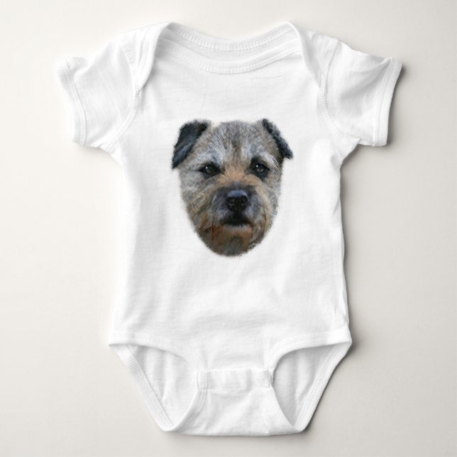 GränsTerrierhund T-shirt (Framsida)