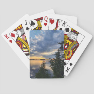 Gränsvärde Vatten solnedgång Casinokort