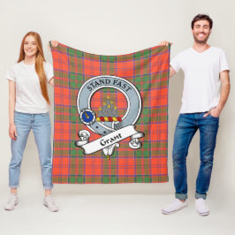 Grant Ancient Klan Badge Tartan Play Fleecefilt