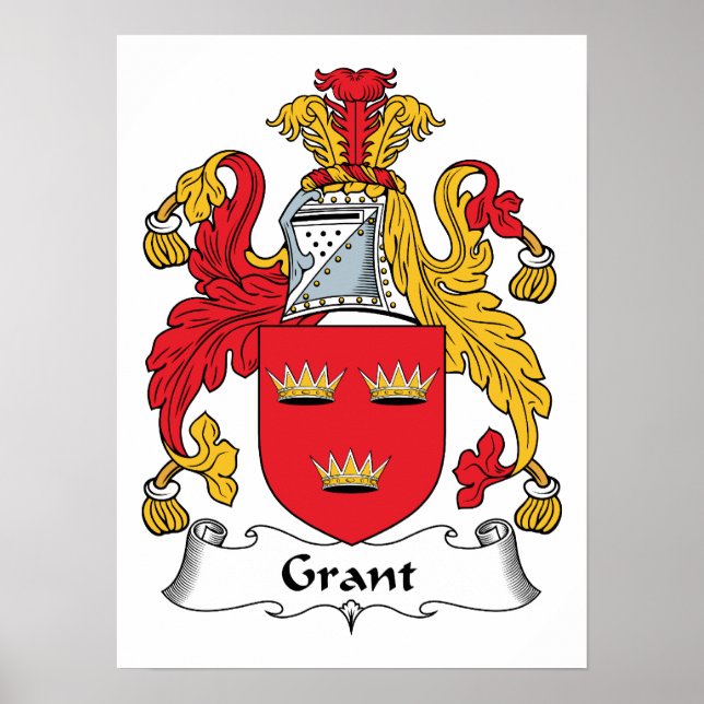 Grant Family Crest Poster (Framsidan)