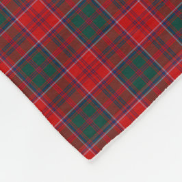 Grant Klan Red, Grönt and Blue Tartan Fleecefilt
