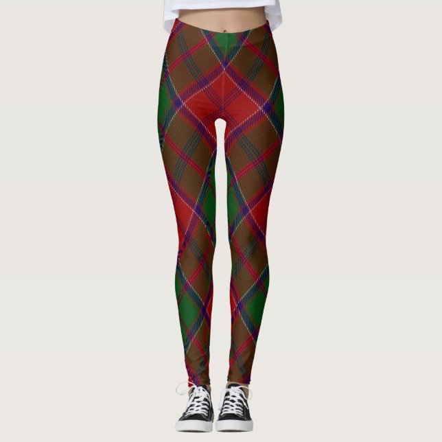 Grant Klan Tartan Scottish Play Leggings (Framsida)