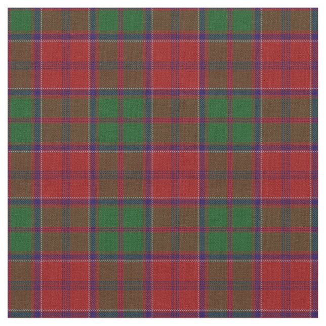  Grant Klan Tartan Scottish Play Tyg (Närbild)