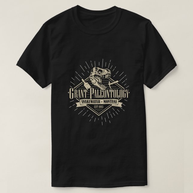 Grant paleontology T-Shirt (Design framsida)