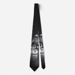 Grant Park Chicago Grayscale Neck Tie Slips