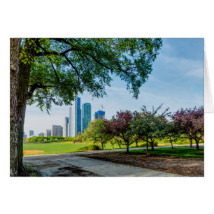 Grant Park MorgWalk-hälsningskort Hälsningskort