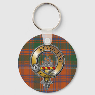 Grant Tartan & Badge Nyckelring