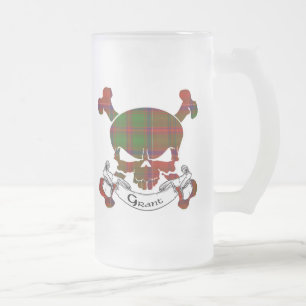 Grant Tartan Skull Mugg