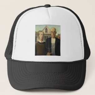 Grant Wood - American Gothic Truckerkeps