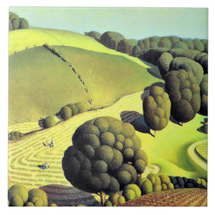 Grant Wood artwork, Young Maj Kakelplatta