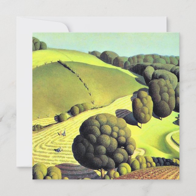 Grant Wood artwork, Young Maj Kort (Framsida)